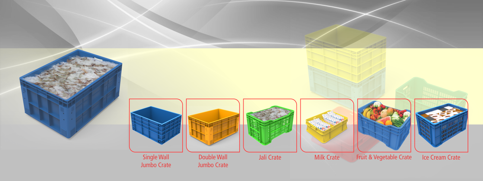INJECTION MODULED CRATES
