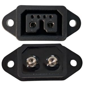 OKW 2 PIN FEMALE SOCKET (+GST 18%) (03b5)