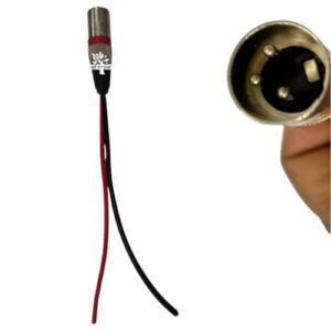 CONNECTOR XLR DURBIN MALE with WIRE (+GST 18%) (0220)